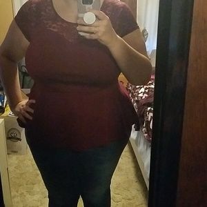 Plus size womens top